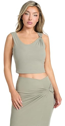 GUESS Tanktop Aimee Jewel Top grün, L
