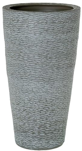 DRW Pot Rond en céramique Vert 38 x 38 x 70 cm