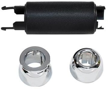 CANJPTON Mango de freno de estacionamiento negro cromado compatible con Mini Cooper R50 R52 R53 R56 R57 R58 R59 Palanca de freno de mano de repuesto 34406774436