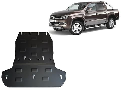 Scut Protection Stahl Unterfahrschutz für Getriebe und Differenzial kompatibel mit Volkswagen Amarok (2010-2022) Scut Protection