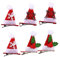 CALLARON 6stücke Teiliges Weihnachtsmütze Haarspangen Für Mädchen Bunte Weihnachts-haaraccessoires Mit Schleifen Für Festliche Anlässe Und Partys Für Kleine Mädchen