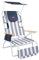 Flamingueo Tumbona Plegable, Agujero Acolchado Cabeza y Brazos, Reclinable 5 Posiciones, Parasol Ajustable UPF 50+, Asas Mochila Fácil Transporte, Reposapiés y Reposabrazos, 50 x 69 x 105 cm