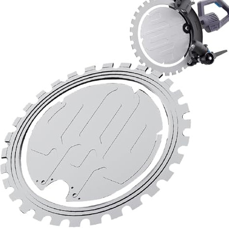 pedenencelia Sierra Circular para Hormigón De 4500 W, Sierra Eléctrica para Hormigón De 3000 RPM, Cortadora De Muros Sin Escobillas, Profundidad De Corte De 30 Cm,SawBlades