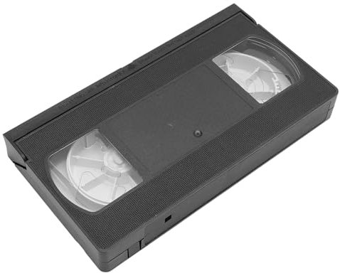 PUSOKEI VCR Head Cleaner For VHS/VCR Players, VHS Video Head Cleaner with Dry Cleaning System, No Liquids Required, Reusable Up to 50 Uses, Easy to Use