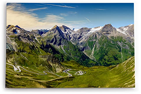 Paul Sinus Wandbild 60x40cm Dekorative Kunst Grossglockner Berg in Österreich Alpen Berglandschaft