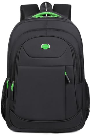Schulranzen Mode Oxford Herren Rucksack 55L Große Kapazität Laptop Freizeit Wasserdicht Business Computer Tasche Schule Student(Green)