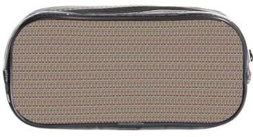 AYYQWE Transparente Schreibwaren-Organizer-Tasche mit Indianer-Muster, für Schule, Reisen, Bürobedarf