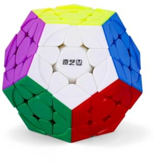 AcePitCub Magnetic Megaminx 3x3 Cube, Dodecahedron Speed Cube Stickerless, Pentagonal Magic Cube Magnetic Version