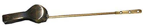LASCO 04-1771 Economy Antique Brass Handle Alloy Arm with Plastic Spud and Nut Toilet Flush Lever