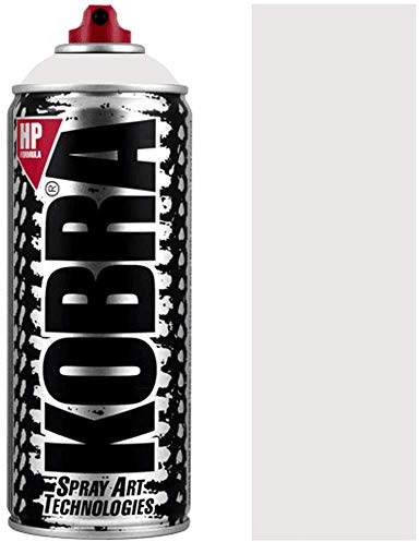 KOBRA HP High Pressure Spray Paint 400ml Can – Professional Grade 100% Acrylic Formula with Matte Finish for Graffiti, Street Art, Crafts & Multi-Surface Use (3010 Railway)