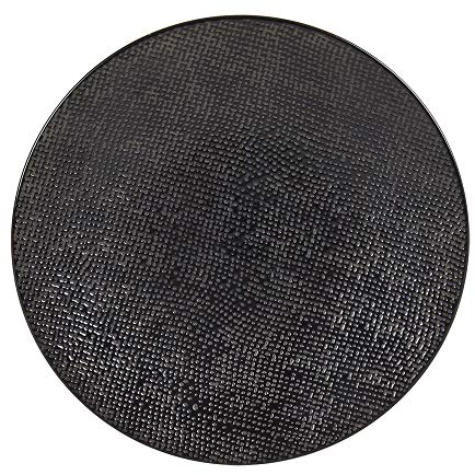 Table Passion - Assiette à dessert Vésuvio noir 20.5 cm (Lot de 6)