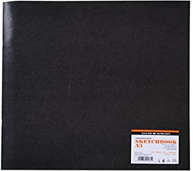 Daler Rowney Graduate Notizbuch mit Gravur T.Schwarz matt Portrait A3 20H