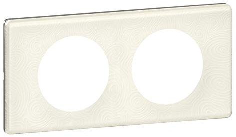 Legrand - Plaque de finition Céliane - Matière Songe (porcelaine) - 2 postes