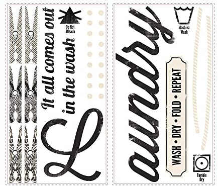 Stickers Repositionnables Laverie - Laudry