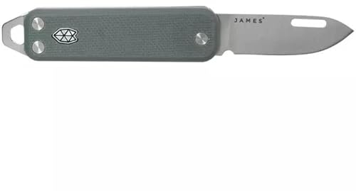 The James Brand Elko Slipjoint Taschenmesser Primer Grau Stainless G10, Griffmaterial: Aluminium, KN117139-00