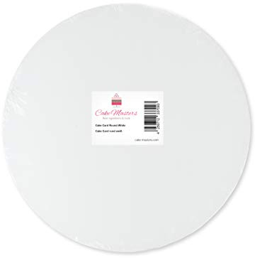 Pati-Versand 13710 Set di 3 Fondo Rotondo Cartone Bianco 30 x 30 x 1 cm