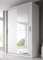 Arthauss Modern Bedroom Mirrored Sliding Door Wardrobe Arti 6 in White Matt 120cm - Flat Pack Wardrobe with Sliding Doors, Perfect for Space-Saving, Sliding Door Wardrobe with Customisable Interior