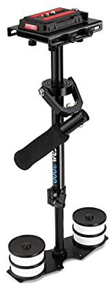 FLYCAM 3000 23/58 cm Stabilizzatore per fotocamera portatile professionale. Per videocamere DSLR. Carico utile fino a 3,5 kg /8 libbre. (FLCM-3000-Q)