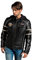 Urban Leather Giacca Austin da uomo, Nero, taglia : S, Nero, Taglia 5XL
