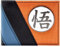 Dragon Ball Z FighterZ Goku Kanji Éveil Insigne Métallique Portefeuille Bi-Fold Porte-Carte d'Identité & Porte-Carte, Orange