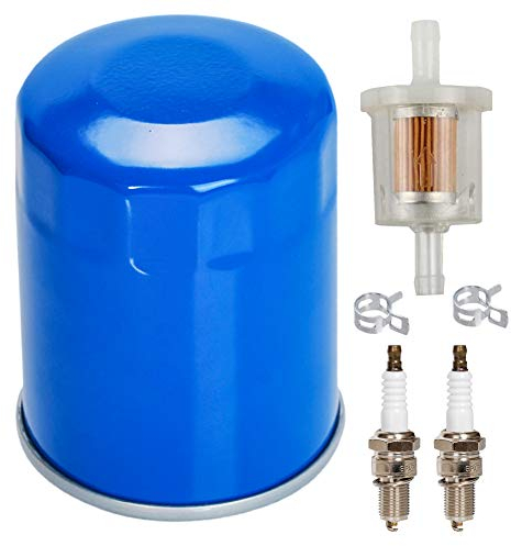 Carkio15400-PLM-A02 Ölfilter mit Zündkerze Kraftstofffilter Tune Up Kit ersetzt Honda GX630 GX660 GX690 GXV630 GXV660 GXV690 Motor