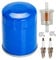 Carkio15400-PLM-A02 Ölfilter mit Zündkerze Kraftstofffilter Tune Up Kit ersetzt Honda GX630 GX660 GX690 GXV630 GXV660 GXV690 Motor