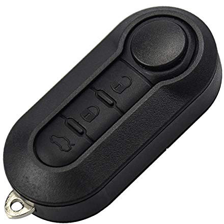 ELLENNE Guscio Chiave Telecomando Compatibile con Fiat Panda 500 Punto Lancia YPSILON Nero FIAT-33