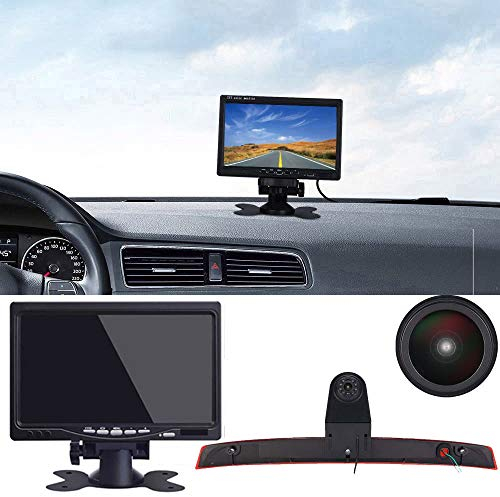【Super HD Rückfahrkamera Set】 7 Zoll TFT LCD Farbdisplay Auto Monitor + 1280 * 720 Pixel 1000TV Linien HD Nachtsicht Rückfahrkamera für Viano Vito W639 Van 2003-2014
