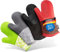 LauterSchutz® Gants de Four en Paire - avec revêtement en Silicone Complet pour Une Meilleure adhérence et résistance à la Chaleur (Chaleur de Contact: 250 ° C) dans différentes Couleurs (Vert)