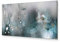 murando - Akustikbild Pusteblume Bilder Akustikschaum Hochleistungsschallabsorber Schallschutz Leinwand 1 tlg Wandbild Raumakustik Schalldämmung Blumen Natur grau blau b-C-0169-b-d