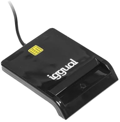iggual DNI SIP Kartenleser USB 2.0 schwarz