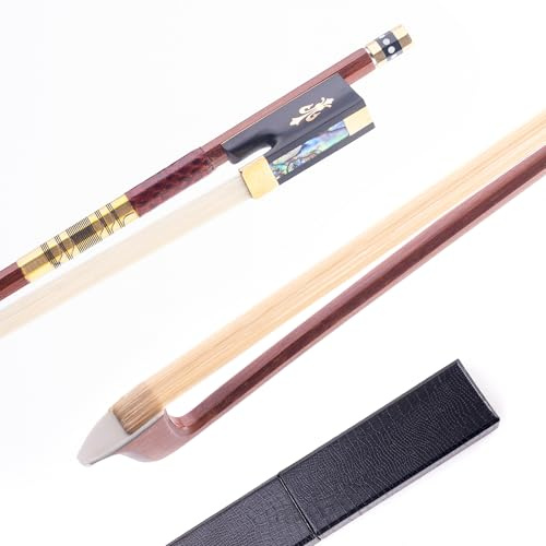 AMZZ Master - Archetto per violino in pernambuco 4/4 di dimensioni complete – Archetto professionale fatto a mano di grado da concerto, risposta rapida e prestazioni superiori