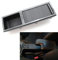Pour BMVV 3 Series E46 1998-2007 51168217953, 51168217957， TOTMOX Support de boisson intérieur de voiture noir Organisateur Support de verre pour console centrale avant en fibre de carbone ABS