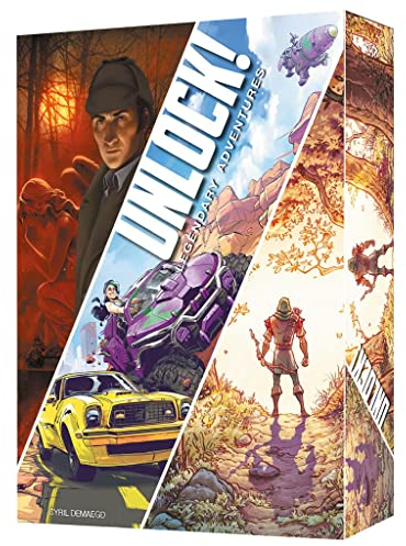 Asmodee | Unlock! Legendary Adventures | Escape Room Board Game for Adults & Families | Ages 10+ | 1 to 6 Players | 60 Minutes per Game