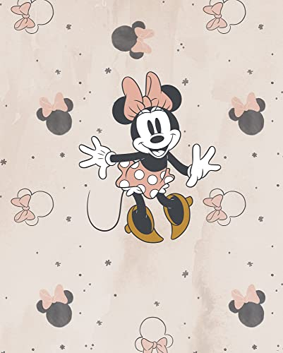 Komar Papier peint photo non tissé Motif Minnie Party Mouse 200 x 250 cm