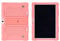 Custodia per tablet da 10,1 pollici, resistente agli urti, con supporto, universale, in silicone, per tablet da 10,1 pollici, colore: rosa