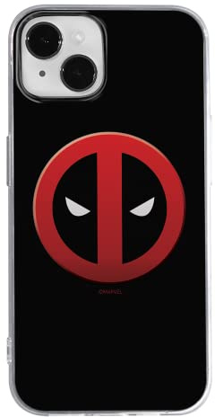 ERT GROUP mobile phone case for Apple Iphone 14 PLUS original and officially Licensed Marvel pattern Deadpool 003 optimally adapted to the shape of the mobile phone, case made of TPU