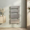 Heilmetz Heated Towel Rail for Bathroom, Chrome Towel Rail Radiator 1000 x 500mm Flat Panel Bathroom Ladder Towel Radiators Towel Warmer Modern Central Heating Radiators