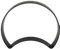 Tissting Garten Pflasterform 33 x 4 cm Halbmond PP Kunststoff DIY Betonform Gehweg Form Gehwegplatte Trittplatten Wegemacher Gießform für Garten Terrasse Weg