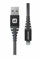 Swissten - Cavo USB/Lightning estremamente resistente - rinforzato con fibra Kevlar - Cavo di ricarica e per il trasferimento dati – Supporta la ricarica rapida fino a 60 W - 1,5 m – Nero