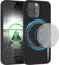 EAZY CASE - Silikonhülle für iPhone 15 Pro Max Hülle mit MagSafe Silikon Case Schwarz weich stoßfeste Handyhülle iPhone 15 Pro Max Schutzhülle mit Kameraschutz Dünn Schutz Cover TPU Bumper in Schwarz