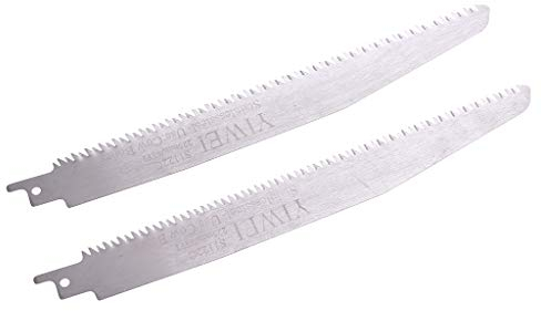 COSSIKA Säbelsäge 2 Stück S1122C Edelstahl-Säbelsäge zum Schneiden von Knochen, Fleisch, Holz