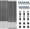 Baunsal® Trampolin Netzstangen 6 x Ø 28 x 1,2 mm x 232,5 cm (FGOS) Ersatzteile Netz Stangen Netzpfosten Netzstangen Rohre Stangen Ersatz