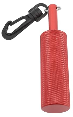 Shaker subacqueo per immersioni – Asta acustica antiscivolo in lega di alluminio con sfere in acciaio integrate, con gancio girevole a 360°, campana di segnale, progettato per