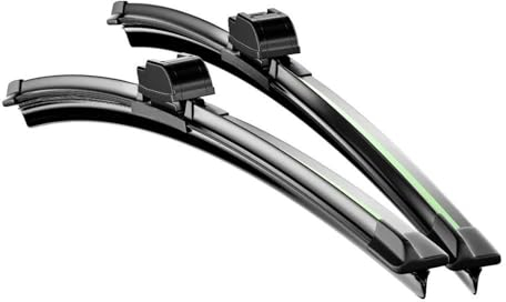 RORVECQ Hinten Wischblätter Für Smart Für ForTwo 450 451 453 1998-2019 2 Stück Frontscheibenwischerblätter 2000 2004 2008 2014 2018 Scheibenwischerblätter