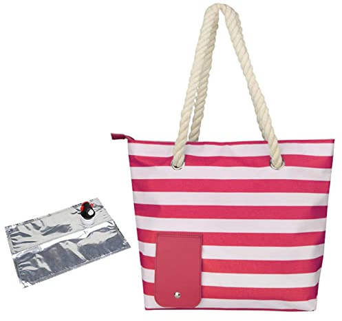 Yulokdwi Tasche Mit Zapfhahn, Weintragetasche Mit Getränkespender, Modische Weinhandtasche Mit Verstecktem Isoliertem Fach, Strandtragetasche Mit Verstecktem Isoliertem Fach