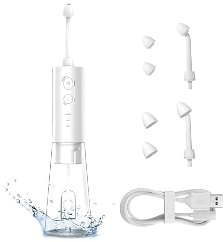 NUVLIRO Electric Neti Pot Sinus Rinse Kit – Cordless Nasal Wash with 3 Pressure Modes & 360° Rotating Nozzle – Nasal Irrigation Nose Cleaner for Sinus Relief, Allergy, Congestion – Adult & Kids Use