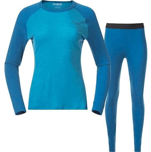 Bergans Damen Allround Merino Unterwäsche Set, Black, M