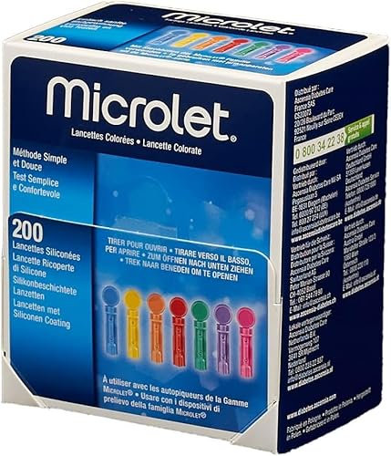 Blood Glucose Microlet Test Lancets 200pcs