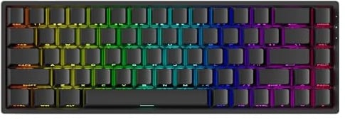 MONSGEEK FUN68 Rapid Trigger Gaming Keyboard 8k SP HE Wired 65% Black Keyboard, Glare Magnetic Switch